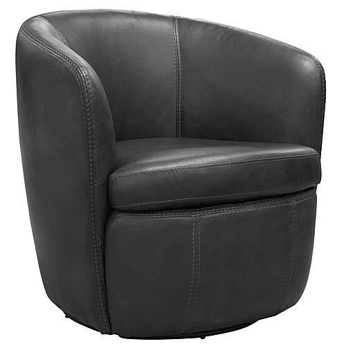 Barolo - Vintage Slate Swivel Club Chair by Parker House Furniture