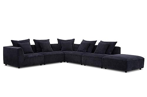 Recess - Reptile Blue 6Pc Package A Sectional (910(3),955(2),900) by Parker House Furniture
