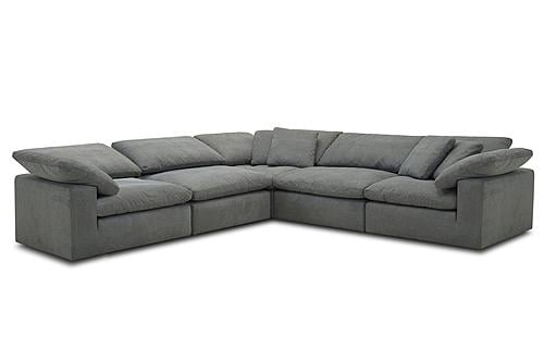 Exhale - Mathis Thunder 5Pc Package A Sectional Sofa (910(2), 955(3)) by Parker House Furniture