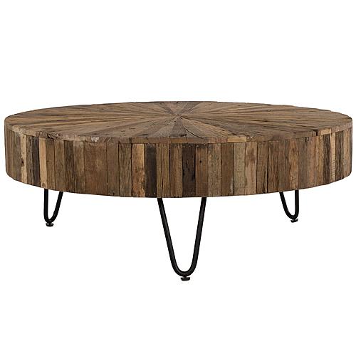 Sawyer 42 in. Round Reclaimed Wood Coffee Table by Primo