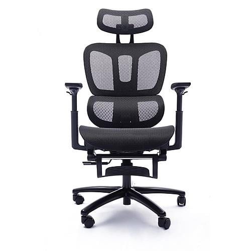 Sealy Huxley Adjustable Ergonomic Black Mesh Office Chair by Primo