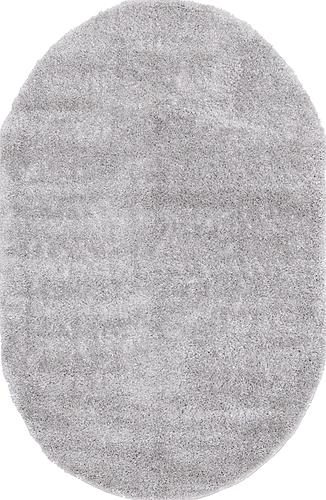 Pascal Light Grey Comfort Shag Rug by Kalora