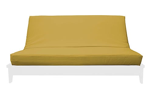 Premium Solid Gold Futon Cover by Prestige