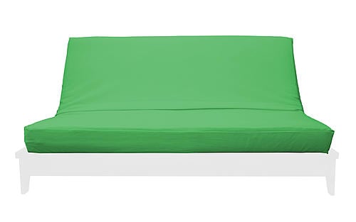 Premium Solid Lime Futon Cover by Prestige
