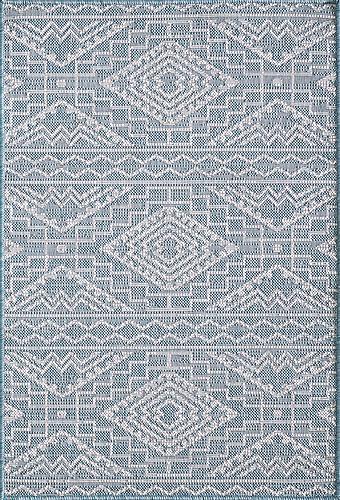 Provo Aqua Quinn Area Rug by KAS Rugs