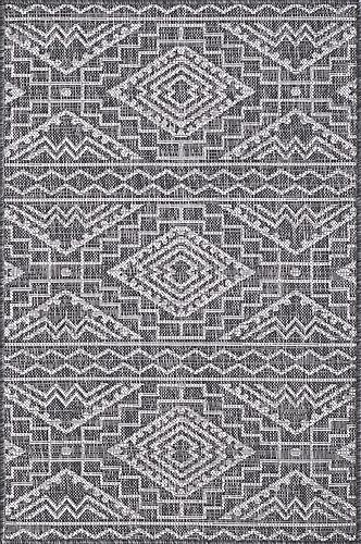 Provo Black Quinn Area Rug by KAS Rugs