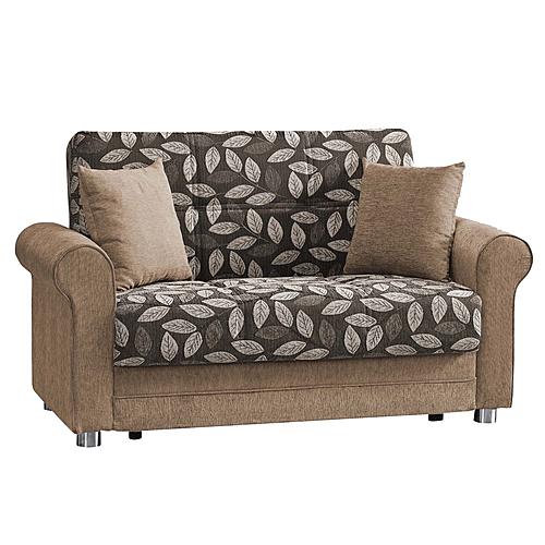 Rio Beige Convertible Loveseat by Casamode