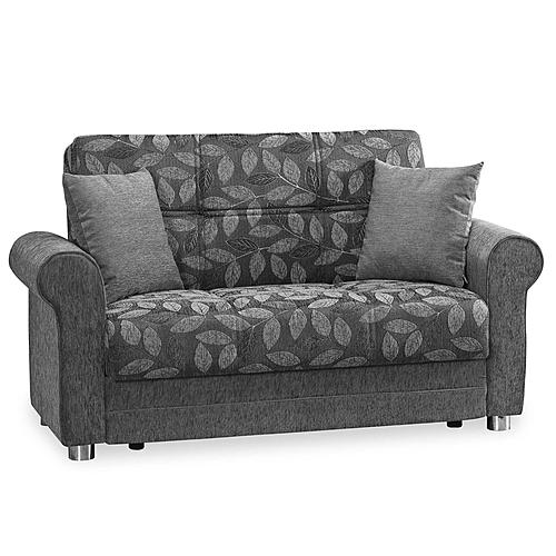Rio Gray Convertible Loveseat by Casamode