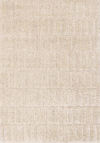 Roman Cream Brick Pattern Rug by Kalora