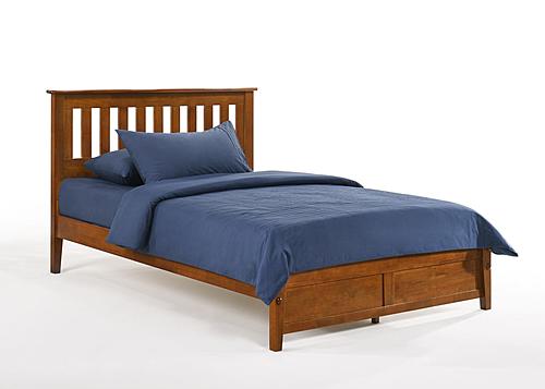 Rosemary Cherry Platform Bed by Night & Day Furniture
