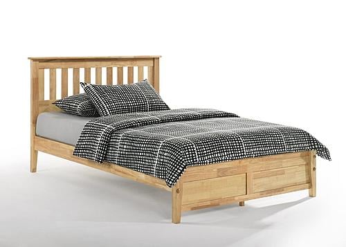 Rosemary Natural Platform Bed by Night & Day Furniture