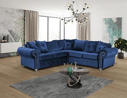 Ashley Sectional Sofa Brown by Skyler Designs