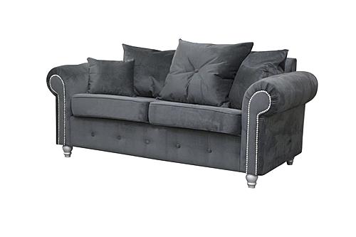 Ashley Gray Loveseat by Skyler Designs