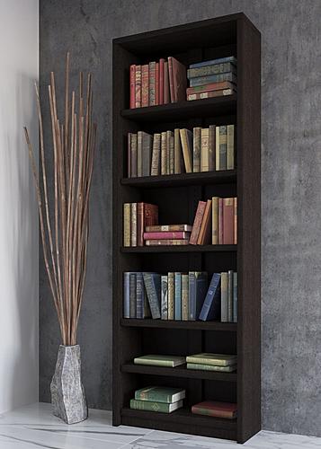 Bookcase w/No Doors Venge by Skyler Designs