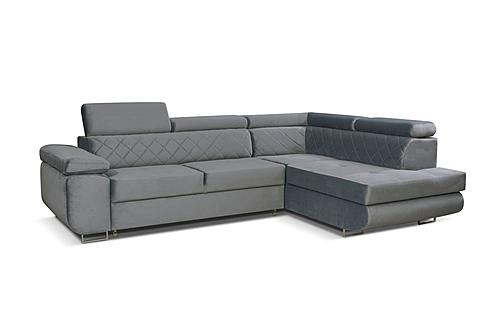 Laguna Gray Sectional Sofa by Skyler Designs