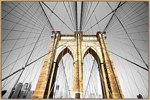 SF1220 Floating Tempered Glass with Foil (40x60) by Classy Art
