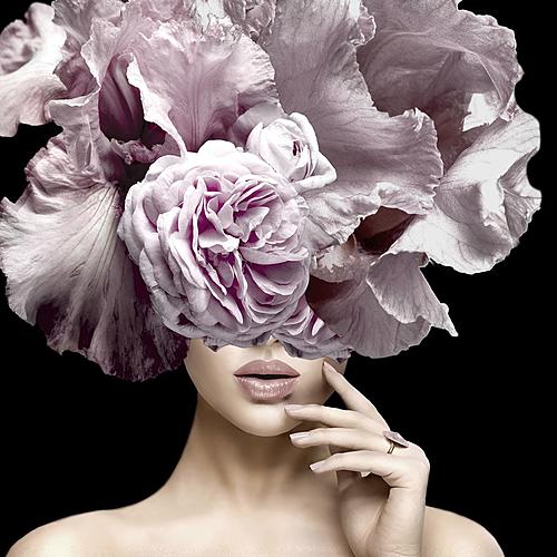 SF1414 Temp Glass w/Foil - Ahead of Pink (50x50) by Classy Art