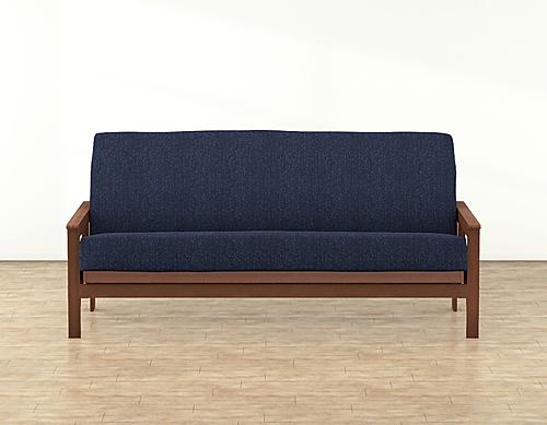 Belmont Deep Blue Futon Cover by SIS Covers