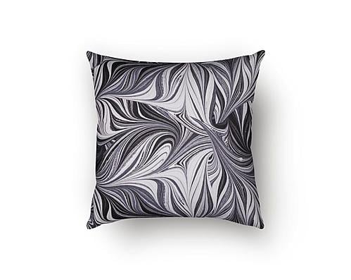 Black Ash Decorative Throw Pillow by SIS Covers