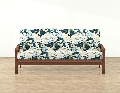 Blue Garden Futon Cover by SIS Covers