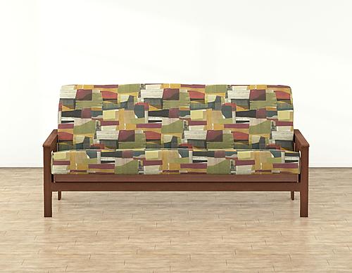 Color Block Berry Futon Cover by SIS Covers