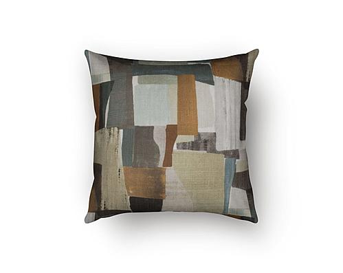 Color Block Peacock Decorative Throw Pillow by SIS Covers