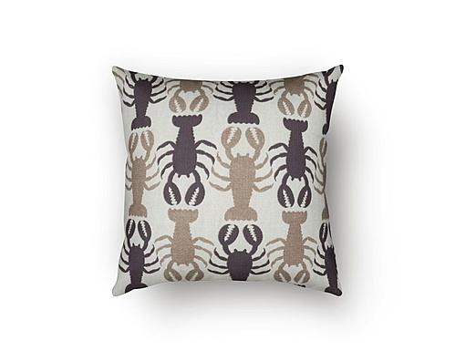 Crustacean Sand Decorative Throw Pillow by SIS Covers