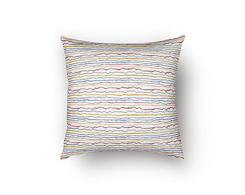 Crooked Stripe Decorative Throw Pillow by SIS Covers