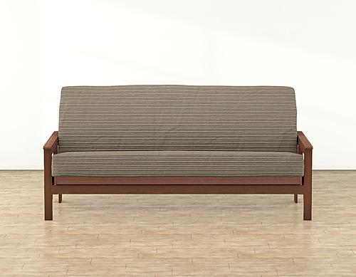 Downy Taupe Futon Cover by SIS Covers