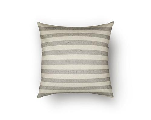 Farmhouse Pewter Decorative Throw Pillow by SIS Covers