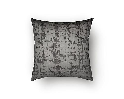 High Society Silver Decorative Throw Pillow by SIS Covers