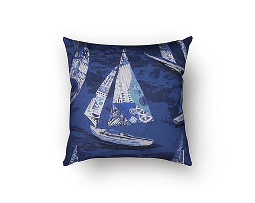 Islander Indigo Decorative Throw Pillow by SIS Covers