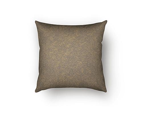 Jazz Club Bronze Decorative Throw Pillow by SIS Covers