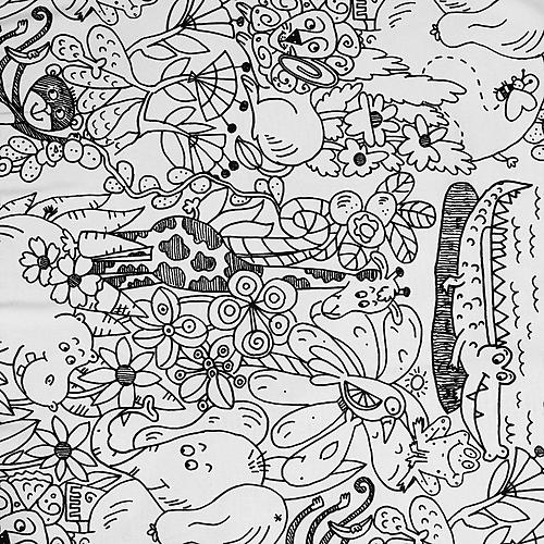 Jungle Jamboree Futon Cover by SIS Covers