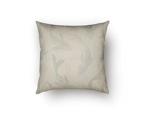 Koi Water Decorative Throw Pillow by SIS Covers