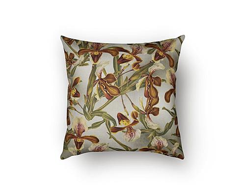 Lady Slipper Decorative Throw Pillow by SIS Covers