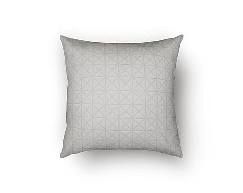 Manuscript Silver Decorative Throw Pillow by SIS Covers