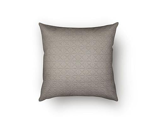 Manuscript Truffle Decorative Throw Pillow by SIS Covers