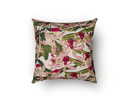Orchidelia Decorative Throw Pillow by SIS Covers