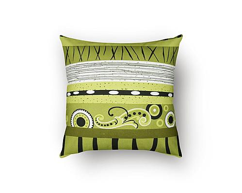 Radiant Flux Decorative Throw Pillow by SIS Covers