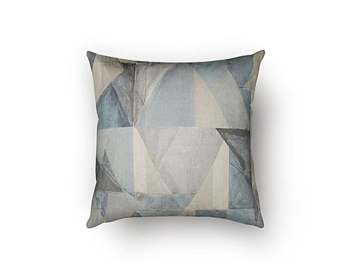 Refraction Ice Decorative Throw Pillow by SIS Covers