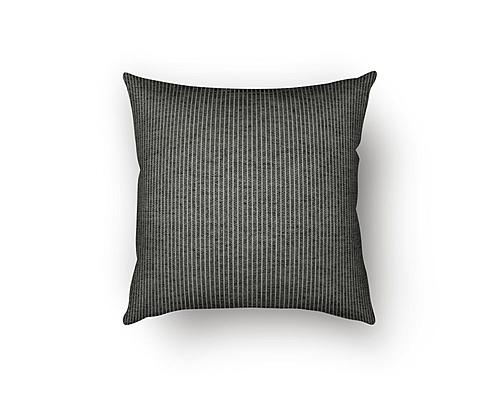 Redeem Stripe Ebony Decorative Throw Pillow by SIS Covers
