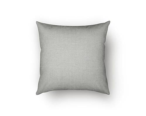 Redeem Stripe Zinc Decorative Throw Pillow by SIS Covers