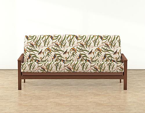 Songbirds Futon Cover by SIS Covers