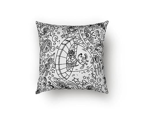 Space Dreams Decorative Throw Pillow by SIS Covers