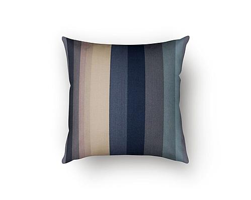 Shore Stripe Dune Decorative Throw Pillow by SIS Covers
