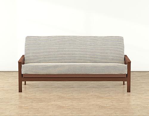 Ticking Stripe Black Futon Cover by SIS Covers