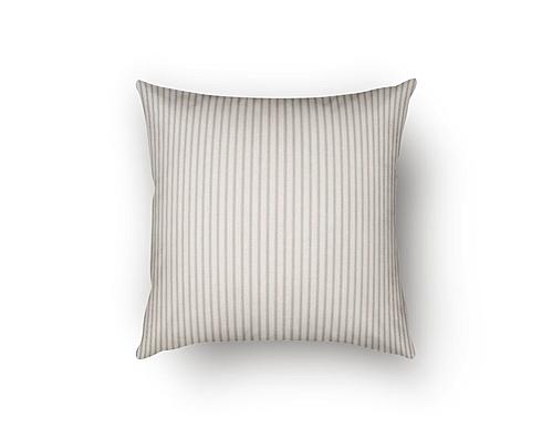 Ticking Stripe Lake Decorative Throw Pillow by SIS Covers