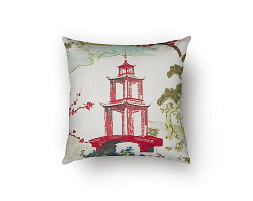 Zen Garden Decorative Throw Pillow by SIS Covers