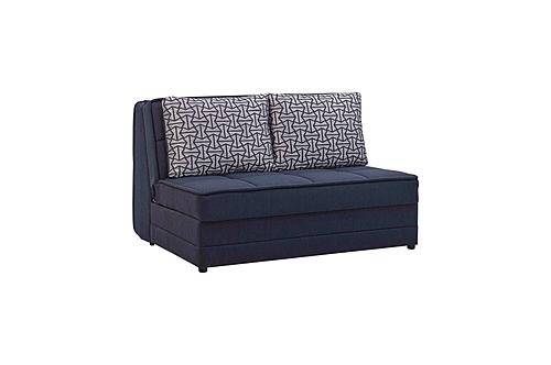 Studio Navy Blue Chenille Fabric Loveseat by Casamode